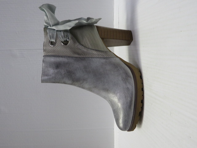 Botki damskie F5891 SILVER 36-41