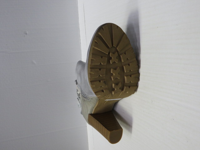 Botki damskie F5891 SILVER 36-41 2