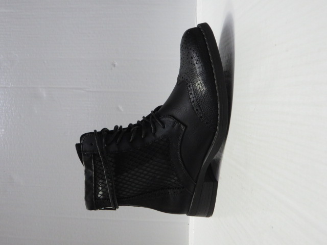 Botki damskie F6022 BLACK 36-41