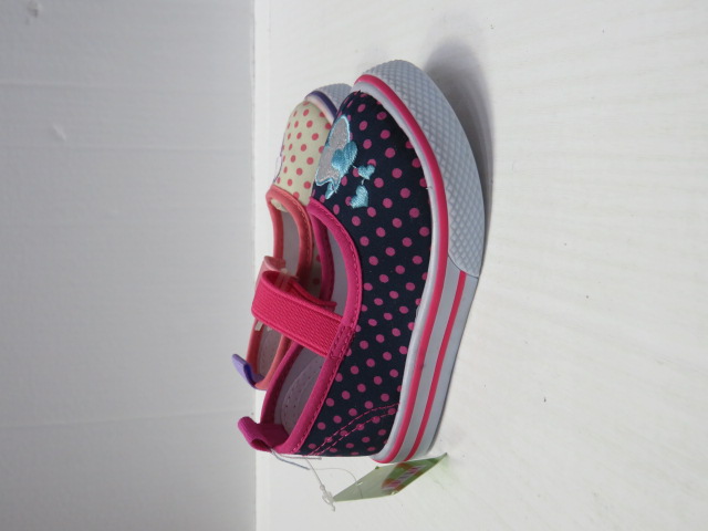 Baleriny Dziecięce A586-1 FUX/L.BLUE/WRED 19-24 1