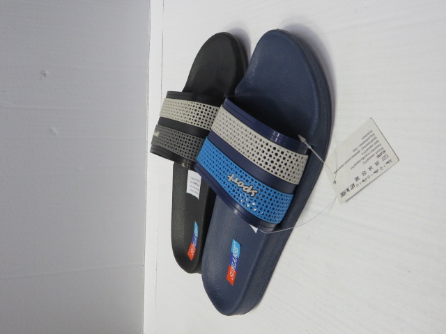 Klapki Męskie H382 BLACK/NAVY 41-46 1