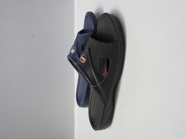 Klapki Męskie H009-1 BLACK/NAVY 41-47 1