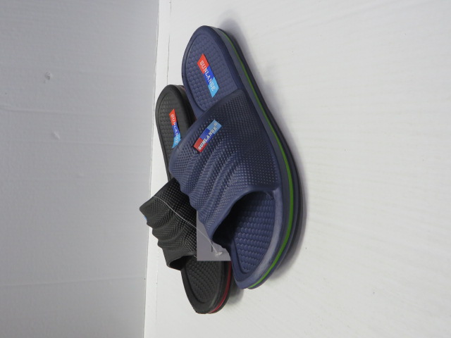 Klapki Męskie H159 BLACK/NAVY 41-46