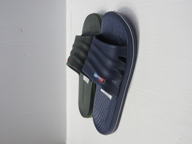 Klapki Męskie H302-A BLACK/D.GREY/NAVY/OLIVER 42-47 1