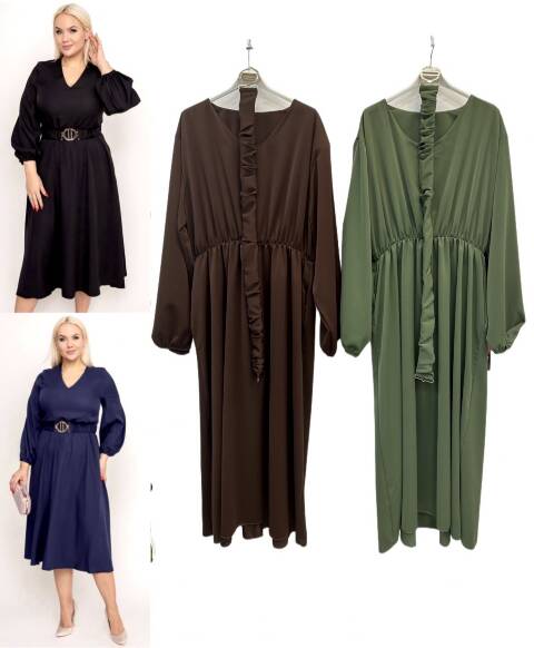 Sukienka damskie 0441 Mix kolor Standard (Towar Włoskie) 1