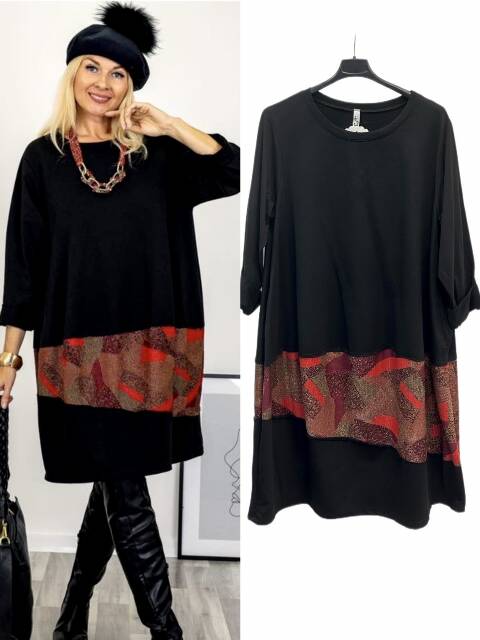 Sukienka damskie 0442 Mix kolor Standard (Towar Włoskie) 1