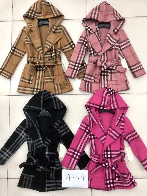 Płaszczyk dziewczęcy 1459 1 kolor 4-14 1