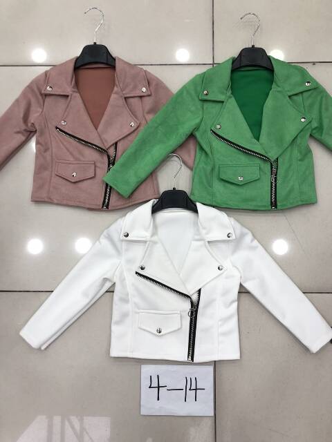 Kurtka dziewczęca 1466 1 kolor 4-14