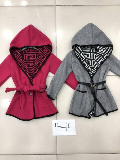 Płaszczyk dziewczęcy 1467 1 kolor 4-14 1