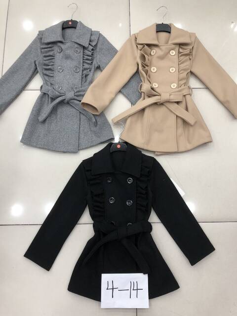 Płaszczyk dziewczęcy 1470 1 kolor 4-14 1