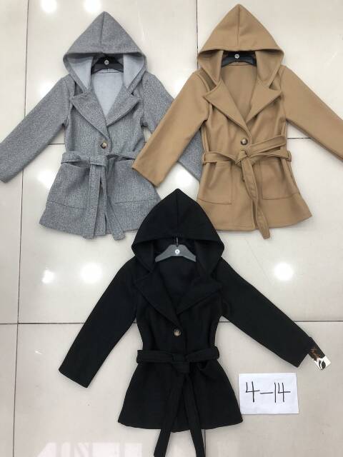 Płaszczyk dziewczęcy 1472 1 kolor 4-14