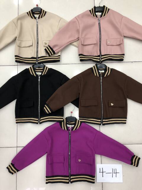 Kurtka dziewczęcy 1473 1 kolor 4-14