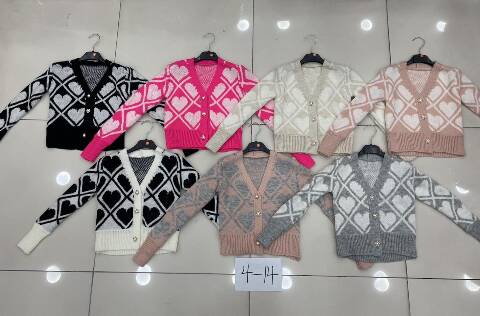 Sweter dziewczęce 1475 1 kolor 4-14