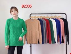 Sweter damskie B2305 Mix kolor Standard