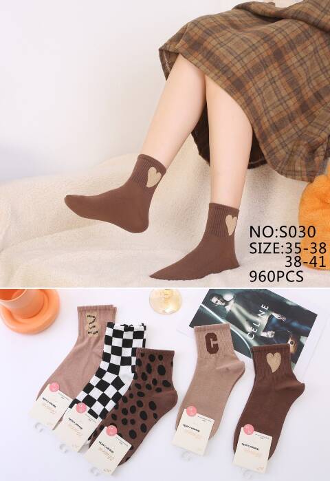 Skarpety damskie S030 Mix kolor 35-41 1