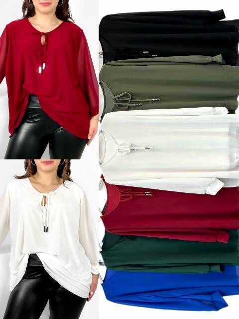 Koszula damskie 2002 Mix kolor Standard (Towar Włoskie) 1