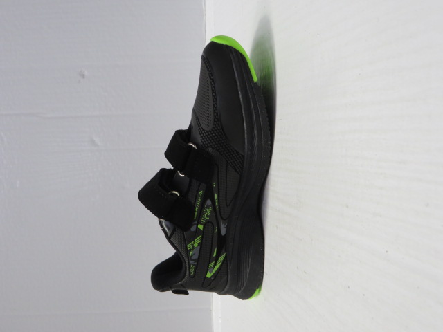Buty Sportowe Dziecięce EC257 BLACK/GREEN 32-37 1