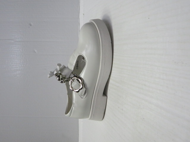 Baleriny Dziecięce DB604 WHITE 28-33