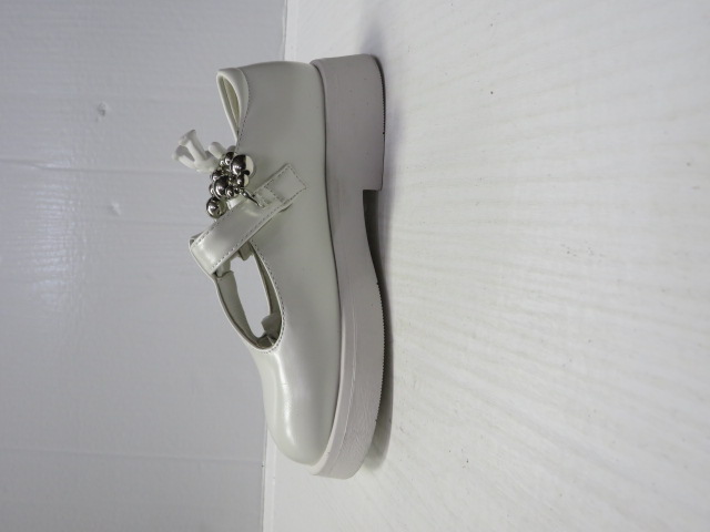 Baleriny Dziecięce DB604 WHITE 28-33 1