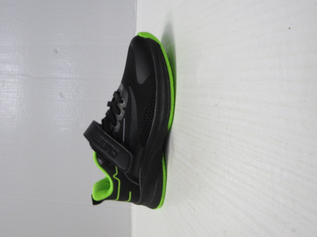 Buty Sportowe Dziecięce EC259 BLACK/GREEN 32-37