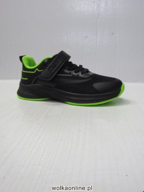 Buty Sportowe Dziecięce EC259 BLACK/GREEN 32-37