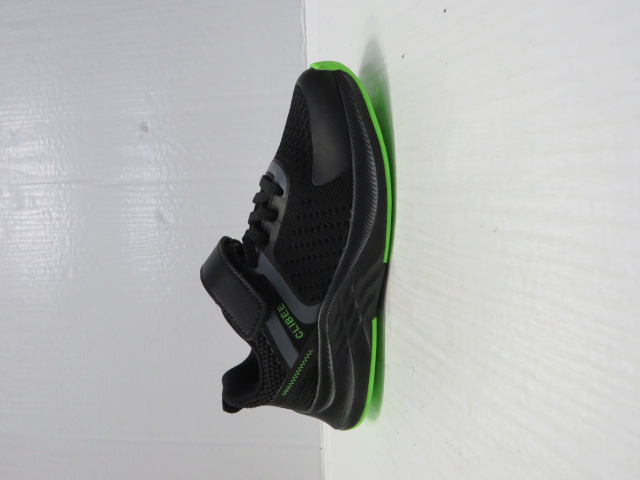 Buty Sportowe Dziecięce EC260 BLACK/GREEN 32-37