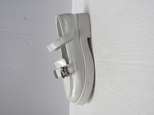 Baleriny Dziecięce DB605 WHITE 28-33