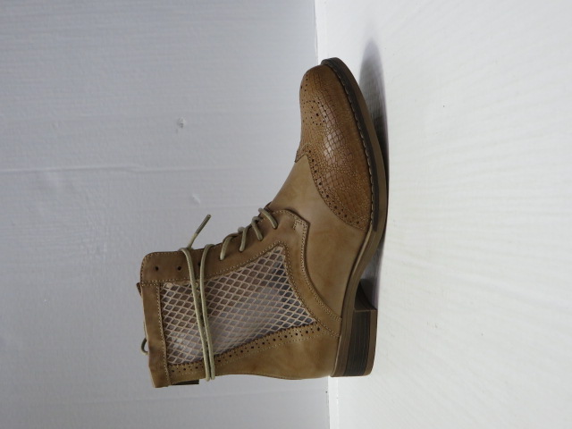 Botki damskie F6022 CAMEL 36-41