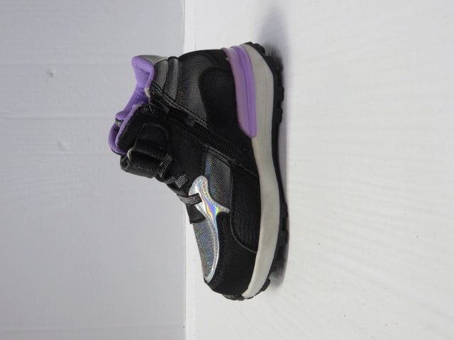 Botki Dziecięce H293A BLACK/PURPLE 21-26 1