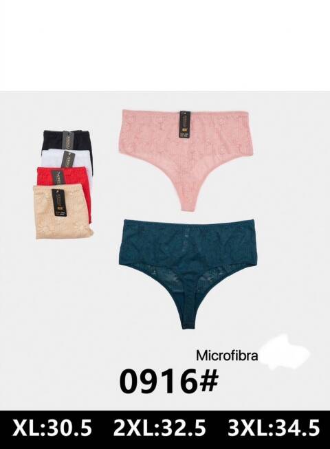 Majtki damskie 0916 Mix kolor XL-3XL