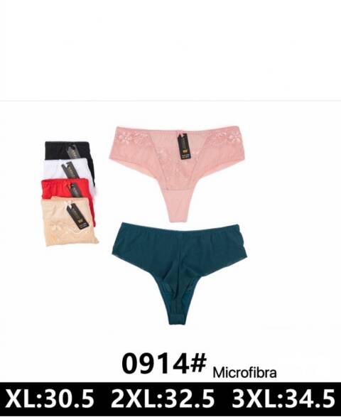 Majtki damskie 0914 Mix kolor XL-3XL 1