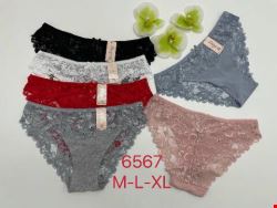 Majtki damskie 6567 Mix kolor M-XL