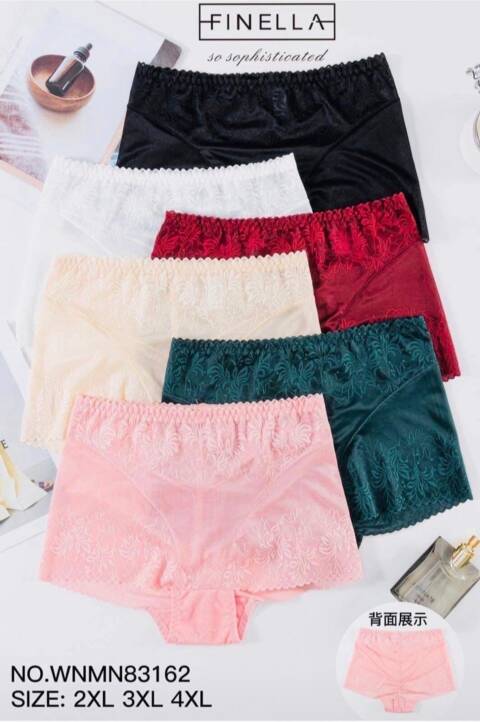 Majtki damskie 83162 Mix kolor 2XL-4XL 1