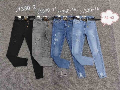 Jeansy damskie J1330-2 1 kolor 34-42