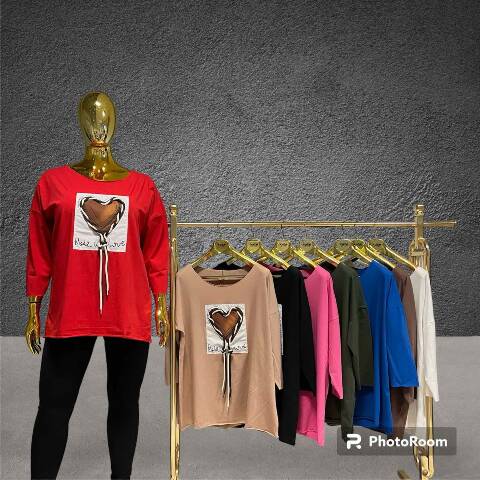 Bluzka damskie 1831 1 kolor Standard (Towar Tureckie)