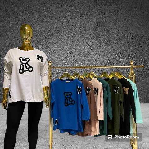 Bluzka damskie 1835 1 kolor Standard (Towar Tureckie)