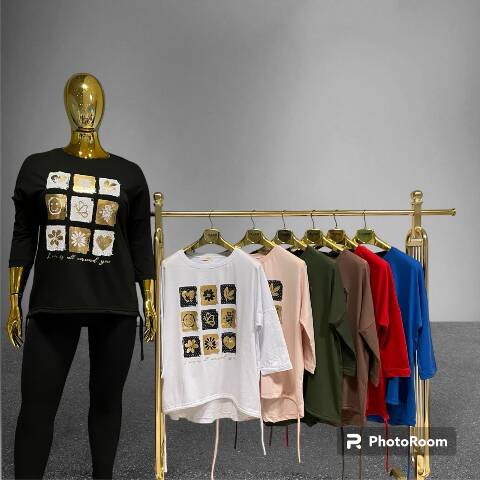 Bluzka damskie 1840 1 kolor Standard (Towar Tureckie)