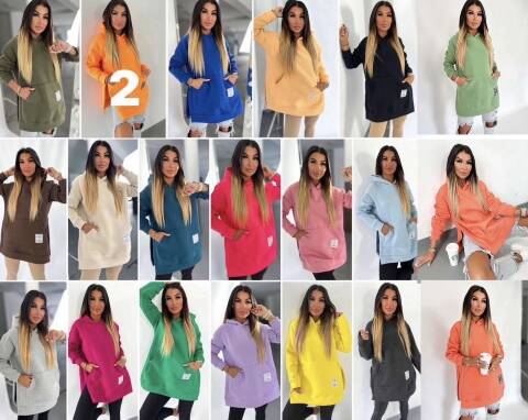 Bluza damskie 1859 Mix kolor Standard (Towar Polskie) 1