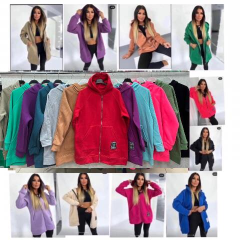 Bluza damskie 1862 Mix kolor Standard (Towar Polskie)