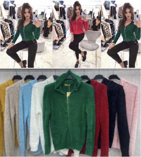 Sweter damskie 1866 Mix kolor Standard (Towar Polskie) 1