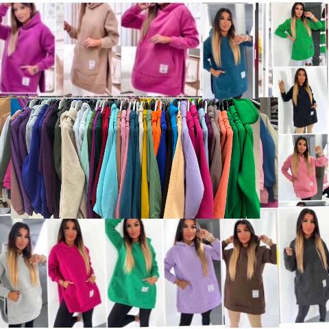 Bluza damskie 1870Mix kolor Standard (Towar Polskie)