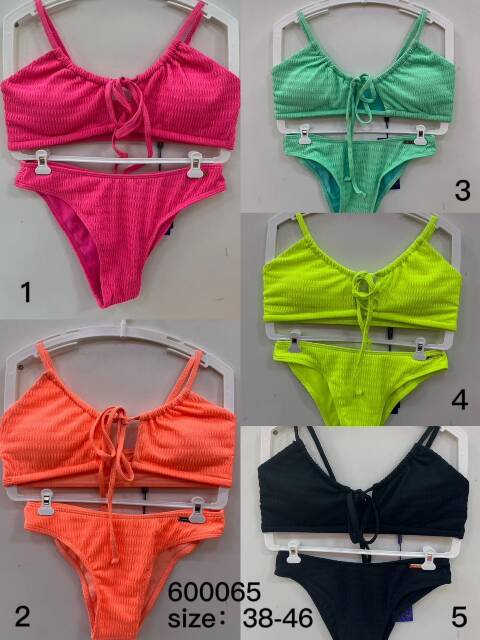 Strój kąpielowy dwuczęściowy 600065 Mix kolor 38-46 1