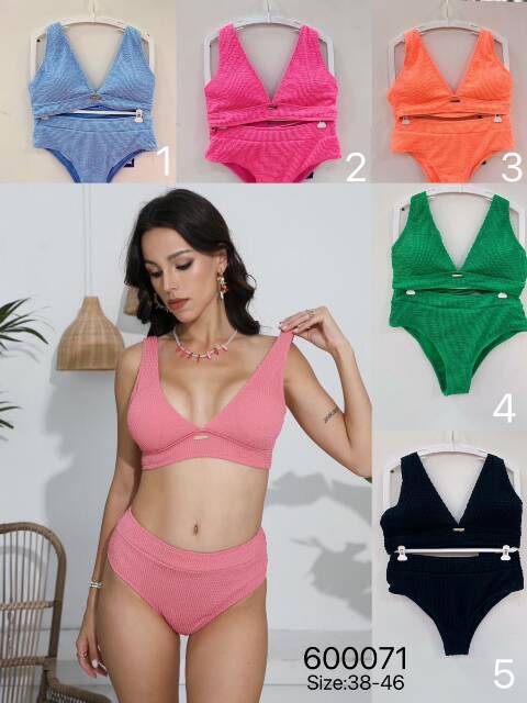 Strój kąpielowy dwuczęściowy 600071 Mix kolor 38-46 1