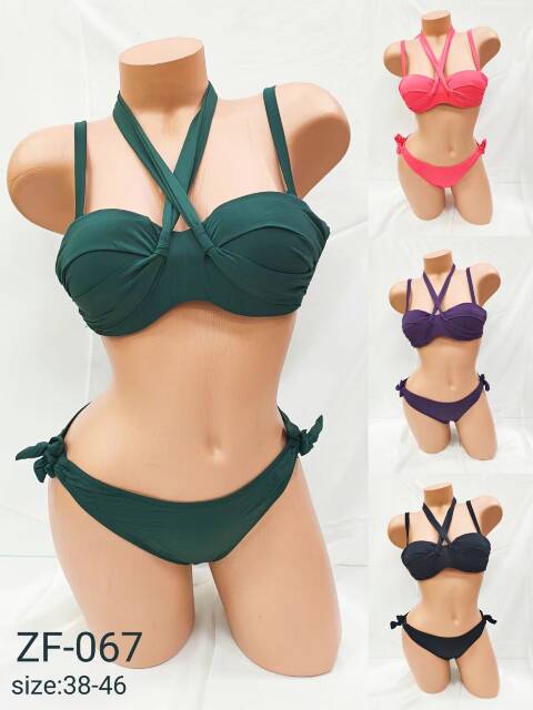 Strój kąpielowy dwuczęściowy ZF067 Mix kolor 38-46 1