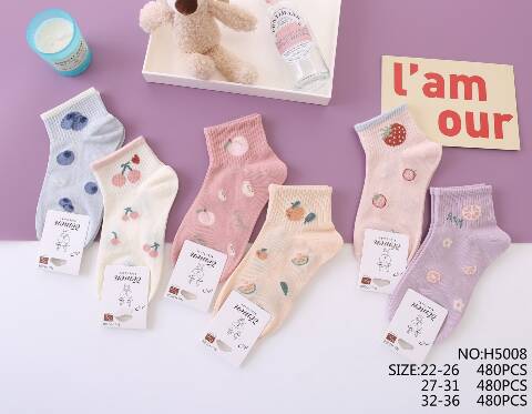 Skarpety dziecięce H5008 Mix kolor 22-36 1