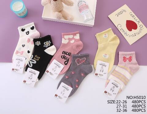 Skarpety dziecięce H5010 Mix kolor 22-36