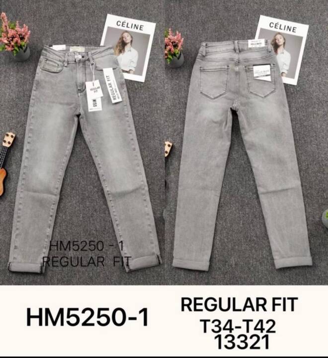 Jeansy damskie HM5250-1 1 kolor  34-42