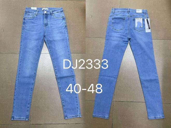 Jeansy damskie DJ2333 1 kolor  40-48 1