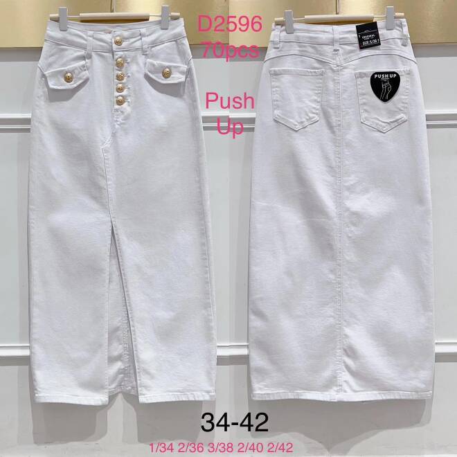 Spodnica damskie D2596 1 kolor  34-42