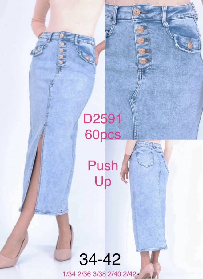 Spodnica damskie D2591 1 kolor  34-42